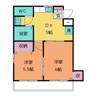 竹里館【2階】の間取り