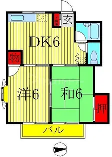ハイツ 柏の葉【2階】の間取り