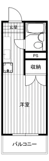 東京都八王子市長房町【マンション】の間取り