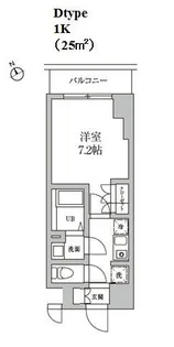 レジディア日本橋馬喰町II【4階】の間取り