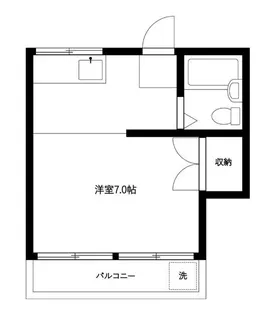 レジデンスエヌ大岡山【1階】の間取り