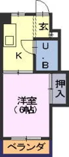 前山クロニケル【1階】の間取り