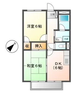 サープラスIIオカダ【1階】の間取り