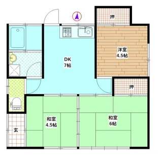鹿児島県曽於市末吉町南之郷【一戸建】の間取り