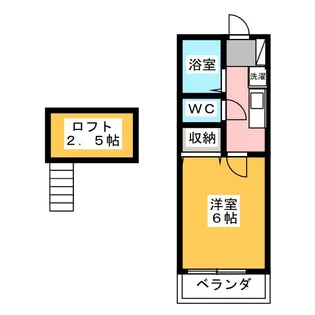 カーサ・エストレーラ【1階】の間取り