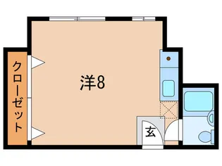 アセンダ六甲山の手【1階】の間取り