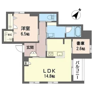 コンフォートF【3階】の間取り