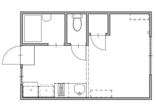 アミカル篠原【1階】の間取り