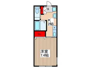 仮)コモド飯能本町【1階】の間取り