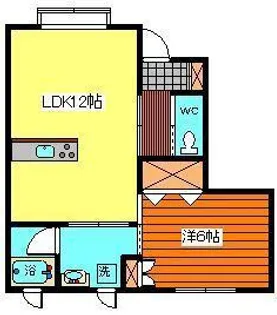 アプリーレ【1階】の間取り