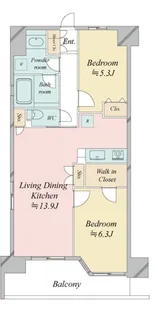 レジディア南千住【10階】の間取り