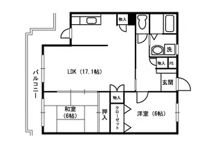 コンフォート長田【1階】の間取り