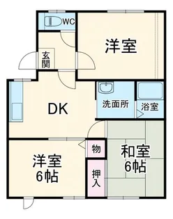 3DKの間取り画像