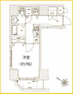 DOLCE YOKOHAMA 関内【10階】の間取り