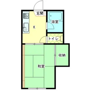 荒井第一アパート【1階】の間取り