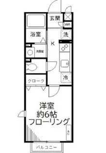 ウィルコート【2階】の間取り