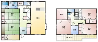 静岡県袋井市諸井【一戸建】の間取り