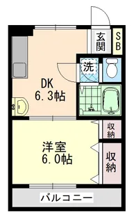 リライアンス【2階】の間取り