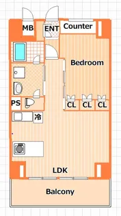 神奈川県横浜市中区長者町3【マンション】の間取り