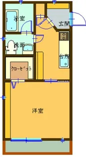ティーツリー【1階】の間取り