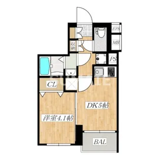 Mind Higashijujo【1階】の間取り