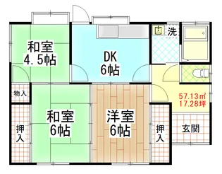 宮崎県都城市郡元2【一戸建】の間取り