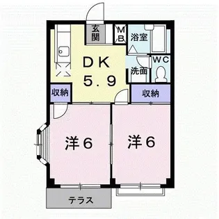 デパートメントアラキ【1階】の間取り