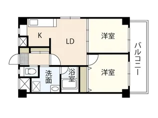 エトゥール古江駅前【2階】の間取り