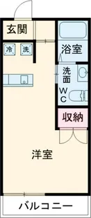 レイクサイドISA【1階】の間取り