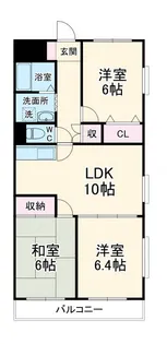 ダイヤメゾン戸田公園【3階】の間取り