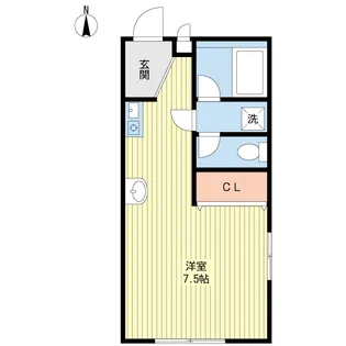 パルメゾンむらかみ【1階】の間取り
