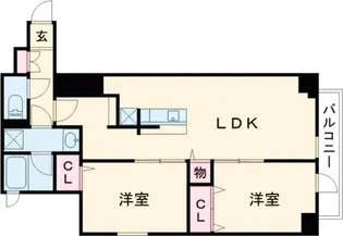 東京都墨田区緑4【マンション】の間取り