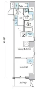アヴェルーナ月島【7階】の間取り