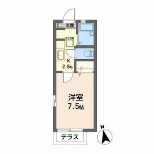 エトワール【1階】の間取り