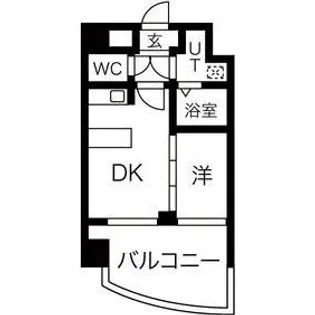 愛知県名古屋市守山区小六町【マンション】の間取り