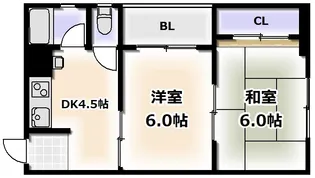 泉第2ハイツ【4階】の間取り