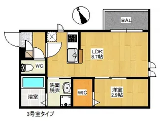 広島県廿日市市住吉1【アパート】の間取り