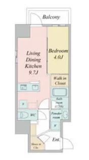 ブランシエスタ金山北【6階】の間取り
