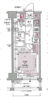 クレヴィア山吹神楽坂【2階】の間取り
