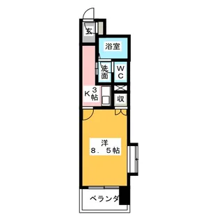 ヒイロ本郷【4階】の間取り