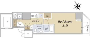 ステージファースト浅草橋【6階】の間取り