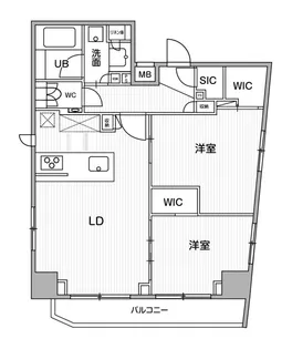 東京都目黒区原町2【マンション】の間取り