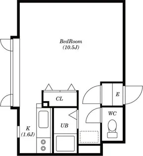 シャルマン豊平【1階】の間取り