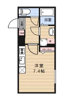 LEGALAND高円寺南【3階】の間取り