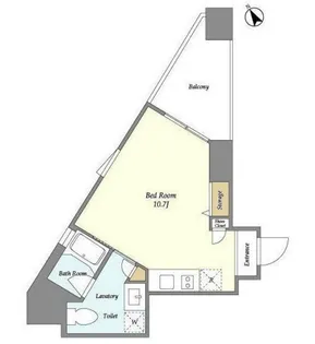 LaSante池田山【7階】の間取り