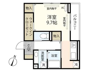 サンマルク W【2階】の間取り