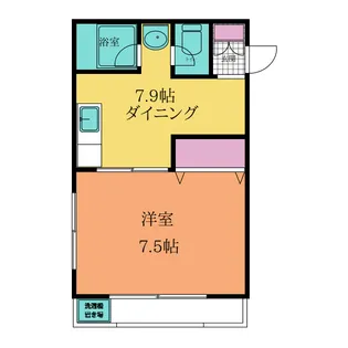 かねさか関口マンション【4階】の間取り