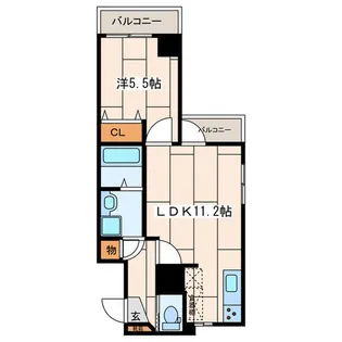 S.Court町田【6階】の間取り