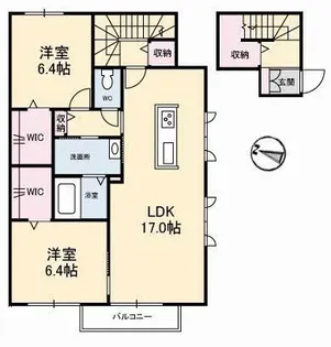 ぷらんどーる【2階】の間取り