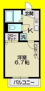 OZAKIフラッツ【2階】の間取り